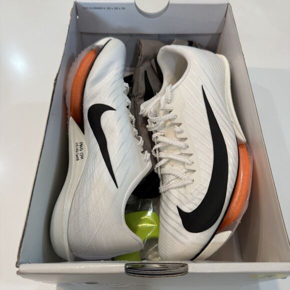 Nike Air Zoom Maxfly 2 Proto White Track Spikes HF7643-100 Mens 5  / Womens 6.5 main image 10
